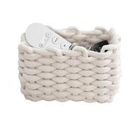 Fine wiring: Elevate your home decor with our exquisite small cotton rope basket, meticulously crafted with expert handmade techniques including fine wiring and artificial weaving for outstanding work