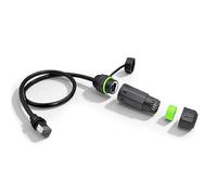 FINEANDENG Câble d'installation de panneau étanche CAT6 RJ45 IP68 M20 Câble fileté RJ45 femelle vers RJ45 mâle Rallonge pour châssis, panneaux, etc. (non étanche)
