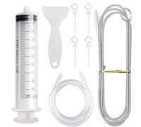 FINEASY 8 Pièce Nettoyage pour Réfrigérateur, Kit Nettoyage Frigo, Frigo Outils de Nettoyage, Drague de Vidange Réfrigérateur - Pour le Nettoyage du Réfrigérateur et de la Cuisine