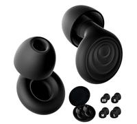 FINEASY Bouchon D'oreille pour Dormir, Bouchons Doreilles Anti Bruit 33dB, Silicone Réutilisables avec Boîte de Rangement pour Dormir, Travailler et Étudier