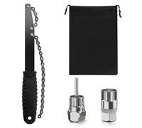 FINEASY Kit Outils de Fouet de Chaine Velo, Demonte Cassette, Clé Démonte Roue Libre avec Extracteur de Couronne Dentée, Outil de Démontage de Cassette pour Cassette de 6, 7, 8, 9, 10, 11 Vitesses