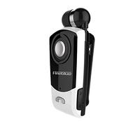 Fineblue F960 Écouteurs sans fil Bluetooth 4.0 rétractables faciles à utiliser avec microphone et rappel de vibration, compatible Bluetooth 4.0, blanc