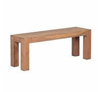 FineBuy Banc 120 cm Bois Massif Acacia, Banc de Cuisine Campagne