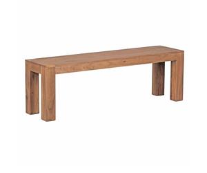 FineBuy Banc de Cuisine en Bois Massif d'Acacia 140 x 45 x 35 cm - Style Champêtre pour Salle à Manger - Capacité de Charge maximale: 150-200 kg