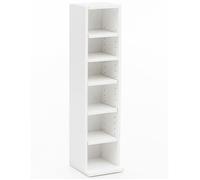 FineBuy Bibliothèque 21x25 5x91 cm avec 6 Compartiments Étagère Étroite