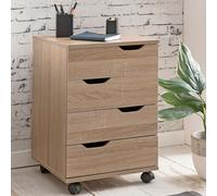 Caisson de Bureau FINEBUY - Sonoma - 4 tiroirs - 40x60x40 cm