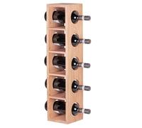 FineBuy Casier à vin Bois Massif Porte-bouteilles de vin Range bouteilles 70 cm [Acacia]