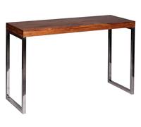 FineBuy Table Console entrées Bois Massif Sheesham/métal 120 x 77 x 45 cm Console | Table Console Meubles - Capacité de Charge maximale: 50 kg - Table de Bureau Design Table de Couloir