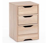 FineBuy Console de Nuit 31x49x31 cm Matt avec 3 tiroirs | Coffre de Nuit avec Espace de Rangement | Table de Chevet Simple Moderne | Table de Nuit Klein | Chambre à Coucher