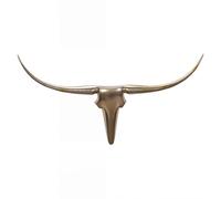 FineBuy Deko Antler Bull "L" Deisgn cornes en aluminium 125 cm décoration murale