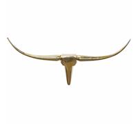 FineBuy Deko Antler Bull "M" Deisgn cornes en aluminium 100 cm décoration murale