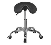 AMSTYLE tapis AMSTYLE noir jeu de 5 roulettes pour chaises de bureau moquette de sol | Roulettes à plancher souple diamètre 50 mm Chaise pivotante à roulettes pivot 11 mm | Roulettes de chaise de bureau pour sols souples