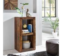 FineBuy Étagère Debout Bois Massif 45x90x35 cm Étagère Cube Table d'appoint