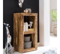 FineBuy Étagère Debout Bois Massif 45x90x35 cm Étagère Cube Table d'appoint