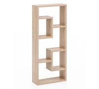 FineBuy Étagère Mur. 36x14,5x90 cm Bois 5 Compartiments, Étagère Suspendue