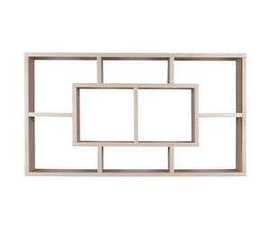 FineBuy Étagère Murale Paola 85x16x47,5 cm Sonoma Chêne, Étagère Suspendue