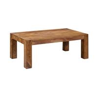 FineBuy Table Basse 110x60x40 cm Bois Massif Sheesham Rectangulaire