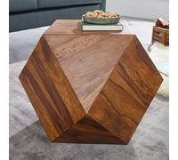 Table Basse 57 X 42,5 X 57 Cm Table Basse En Bois Massif Table De Salon Multicolore