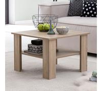 FineBuy Table Basse 60x42x60cm Table de Salon Table de Sofa Design Carré Moderne