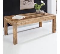 FineBuy Table Basse en Bois Massif Mangue - Table de Salon 110 x 47 x 60 cm | Table d'appoint Style Maison de Campagne