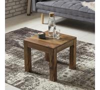 FineBuy Table Basse en Bois Massif Sheesham - Table de Salon 45 x 40 x 45 cm | Table d'appoint Style Maison de Campagne