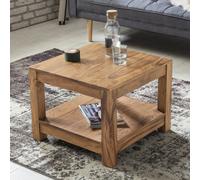 FineBuy Table Basse Bois Massif 60x45x60cm Table d'appoint Table de salon Design