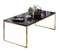 FineBuy Table Basse Bois / Métal 120x45x60cm Table d'appoint Table de salon