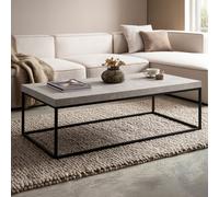 FineBuy Table Basse Canapé de Salon 120 cm Grande Design Moderne Rectangulaire