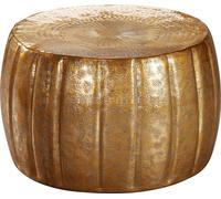 FineBuy Table basse Table de salon ronde Table de salon Métal Alu Moderne