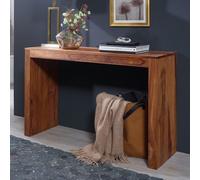 FineBuy Table console Bois Massif 115x75x40cm Table de couloir Table de bureau