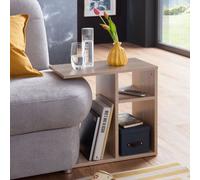 FineBuy Table d'appoint en bois Table basse Petite table de salon 50 cm