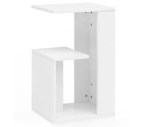 FineBuy Table d'appoint - FineBuy Table d'appoint en Bois Design 35x29,5x60 cm | Table Basse Moderne | Petite Table Basse carrée | Table de canapé Haute | Salon de la Table étroite