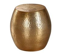 FineBuy Table d'appoint Métal 42x42x42 cm Table Basse Design Bout de canapé Rond
