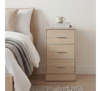 FineBuy Table de Chevet 37,5x68x35 cm Console de Nuit Moderne avec Tiroir Design
