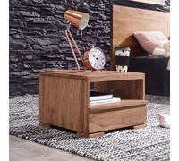 FineBuy Table de chevet Bois Massif 40x30x40 cm Table de nuit Table d'appoint