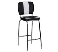 FineBuy Tabouret de Bar Chaise de Bar 40x110x38cm Tabouret Bistro Retro Amérique