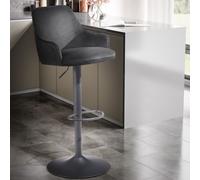 FineBuy Tabouret de Bar Moderne Velours Chaise Fauteuil de Comptoir Moderne