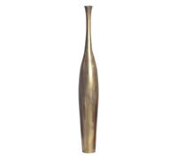 FineBuy Vase de Sol 100 cm Aluminium Doré, Vase à Fleurs Grand