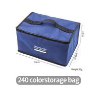 Finecolour-Sac De Rangement En Toile Bleu Marine Pour Marqueurs Artistiques,Sac À Stylo À Fermeture Éclair De Grande Capacité,Peut Contenir 36 Pièces,48 Pièces,60 Pièces,72 Pièces,120 - Type 240 Bag