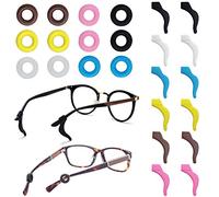 FineGood Lot de 12 paires de supports de lunettes en silicone antidérapant pour lunettes de soleil ou de lecture