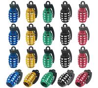 FineGood Lot de 20 Bouchons Anti-poussière pour pneus de Voiture