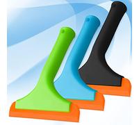 FineGood Lot de 3 raclettes de fenêtre en Silicone avec Lame de 15 cm pour Nettoyer Les vitres de Voiture, Les Portes en Verre, Les miroirs, Les Pare-Brise de Voiture