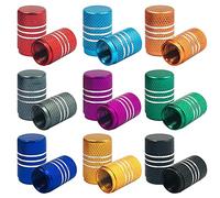 FineGood Lot de 36 bouchons de valve de pneu universels en aluminium pour pneus de voiture