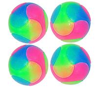 FineInno 4 pièces Grosses Jouet Balle pour Chien et Chat,Light Up Dog Balls,Balle Sauteuse à LED Animaux Chats Balles Jouet Amusant pour Golden Retriever, Labrador, Grands Chiens