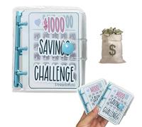 FineInno Enveloppe Savings Challenge Binder Budget Planner Binder avec enveloppe de trésorerie Livre budgétaire réutilisable budgétisation et la Gestion de l'argent