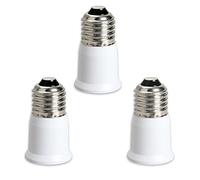 FINELED Lot de 3 adaptateurs de douille E27 pour douille de lampe