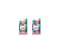 Maped Feutres Graph'Peps - Pointe fine 0,4 mm, 20 couleurs éclatantes