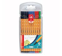 STABILO Feutre à pointe fine Point 88 – Étui office 10 pièces