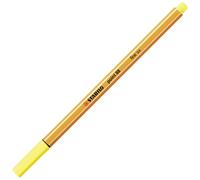 Fineliner - STABILO point 88 - Einzelstift - zitronengelb