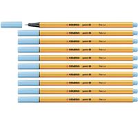 Fineliner - STABILO point 88 - Pack of 10 - Azure